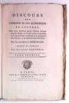 PRIESTLEY, JOSEPH. Discours sur lHistoire et sur la Politique en Général.  2 vols.  1796